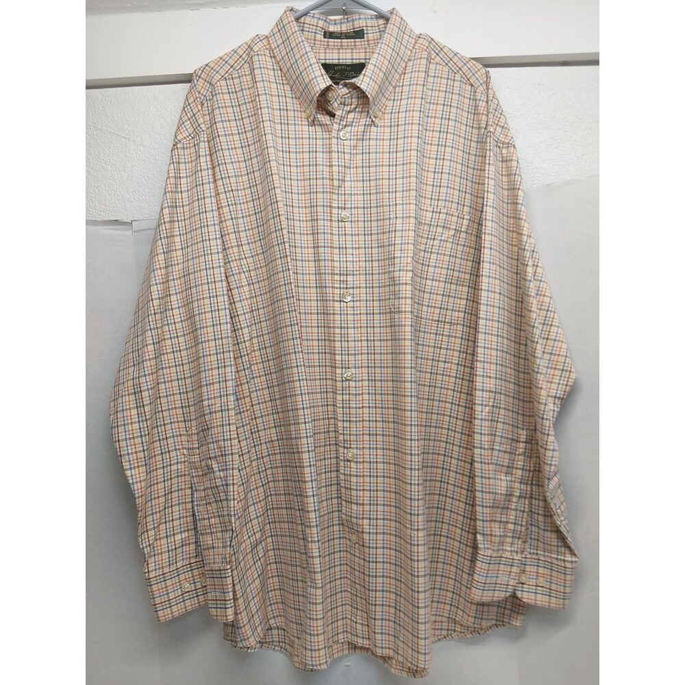Orvis Charles F Signature Collection Mens Button Up L/S Multicolor Flannel XL